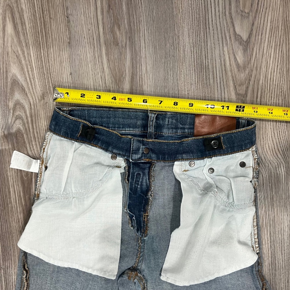Lucky Brand Classic Straight Leg Medium Wash Denim Jeans 12 Adjustable Waist - Picture 4 of 9